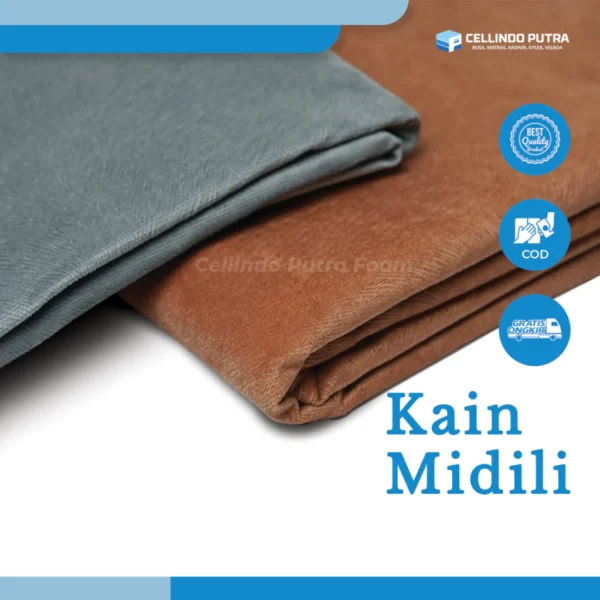 Cellindo Kain Midili - Bahan Sofa Kursi Furniture Interior - Per 1 Meter 100x145cm